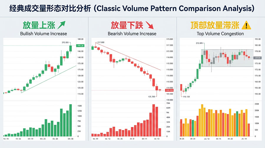 交易量形态对比
