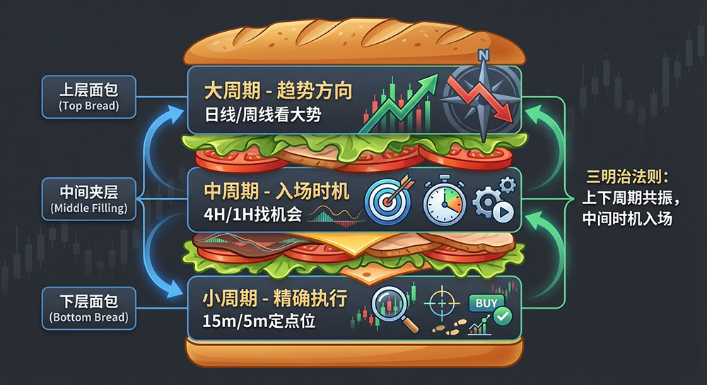 三明治法则结构图